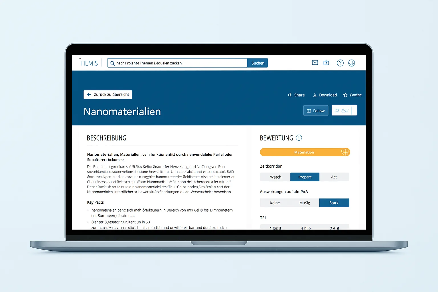 Trend Radar Knowledge Ecosystem Interface