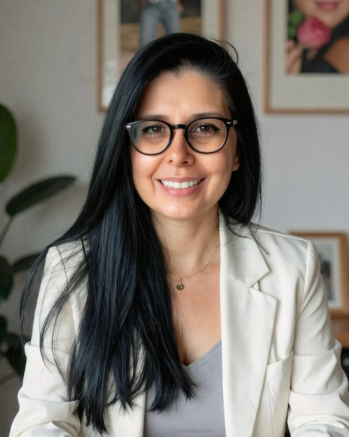 Yuribeth Molina, freelance UX/Product designer in her Munich workspace