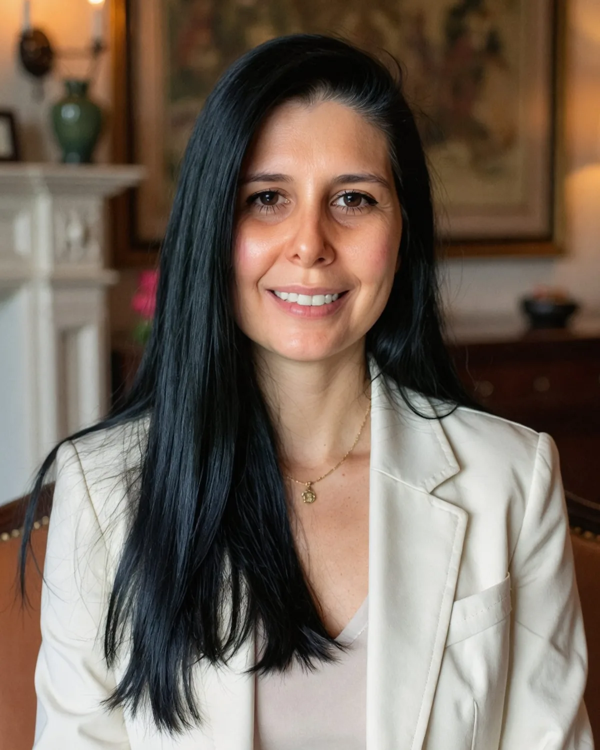 Yuribeth Molina — portrait, warmer professional setting