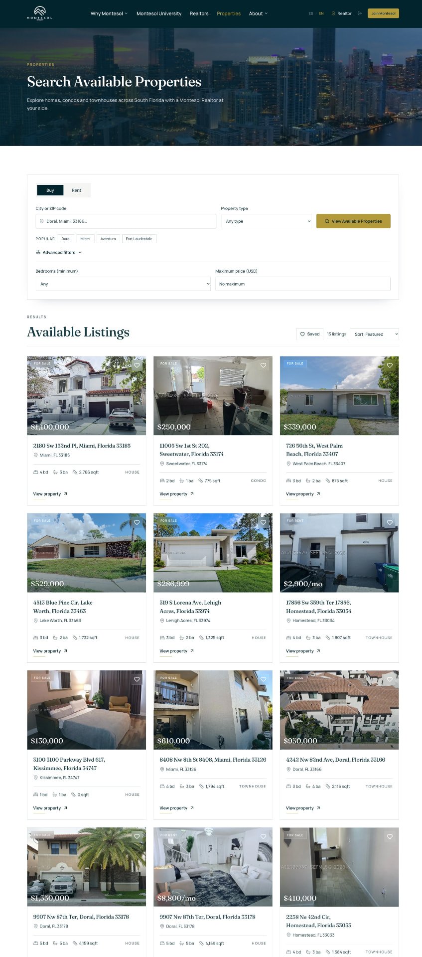 Live MLS/IDX Integration